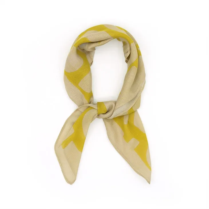 Ģeometrijas kvadrātveida zīda šalles