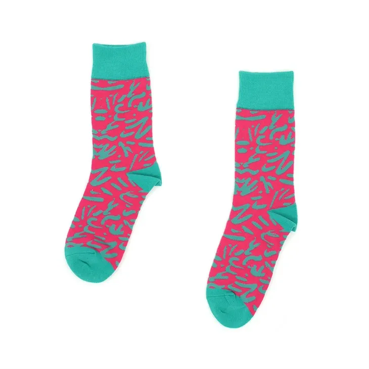 Līnijas kokvilnas zeķe