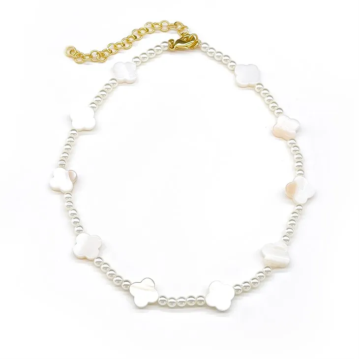 Lapu āboliņa ziedu rokassprādze